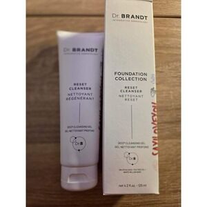 Dr Brandt Reset Cleanser Foundation Collection DeepCleansing Gel 4.2oz 125ml New